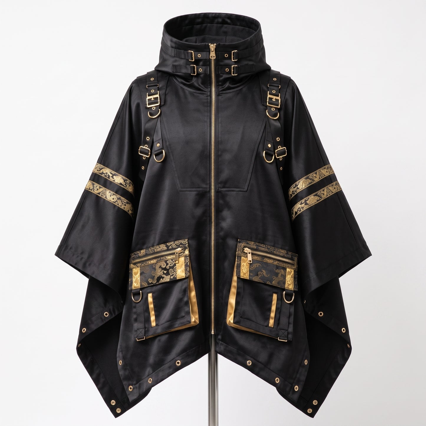 Black Gold Tactical Poncho Cape
