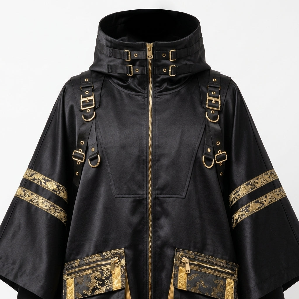 Black Gold Tactical Poncho Cape